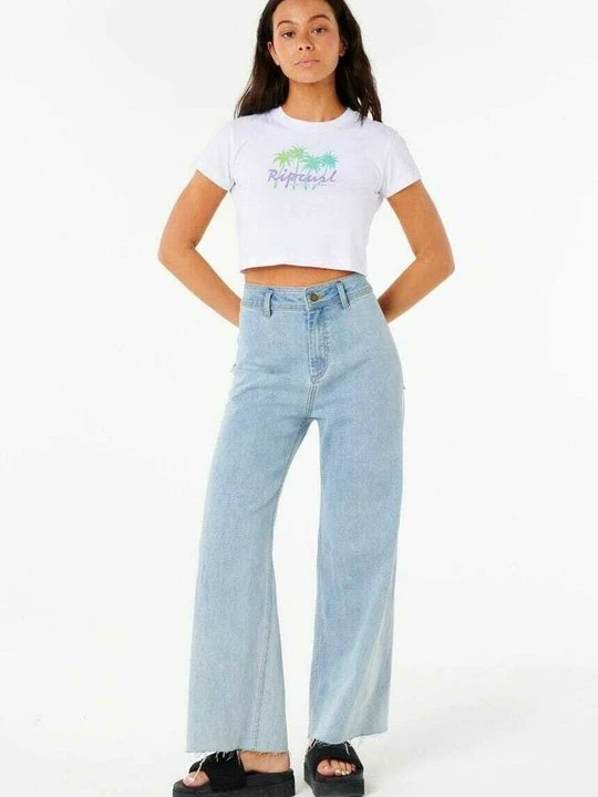 Zdjęcie produktu T-shirt z nadrukiem Rip Curl mleczny