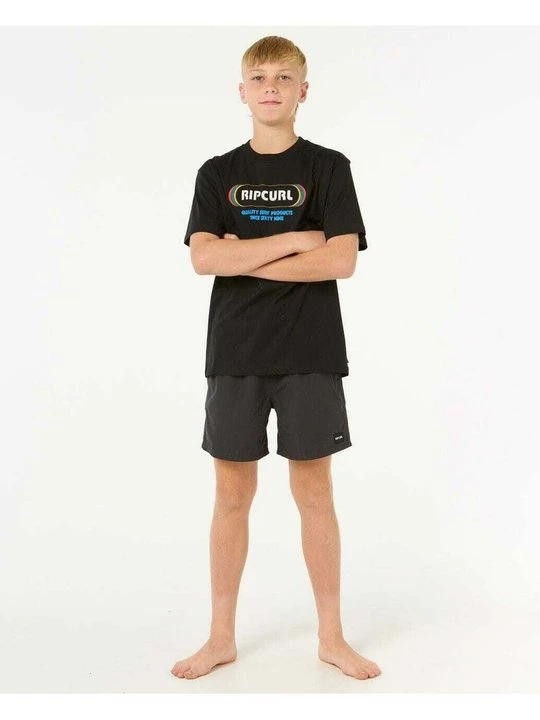 Zdjęcie produktu T-shirt z nadrukiem Rip Curl czarny