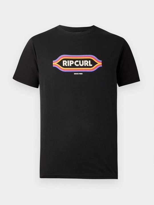Zdjęcie produktu T-shirt z nadrukiem Rip Curl czarny