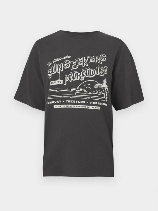 Zdjęcie produktu T-shirt z nadrukiem Rip Curl czarny
