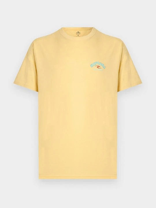 Zdjęcie produktu T-shirt z nadrukiem Rip Curl jasnożółty