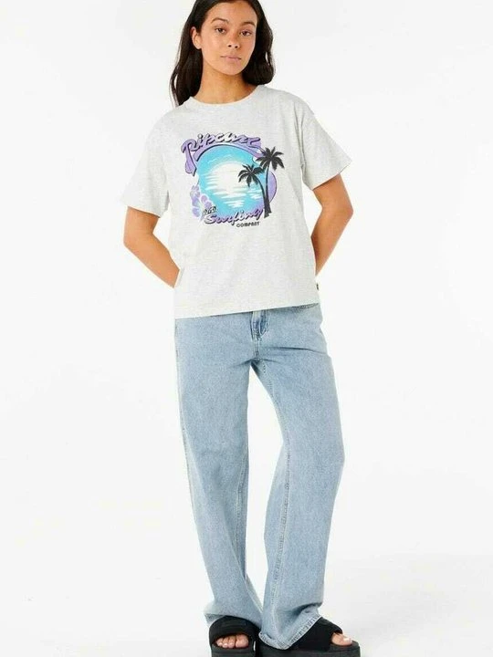 Zdjęcie produktu T-shirt z nadrukiem Rip Curl szary