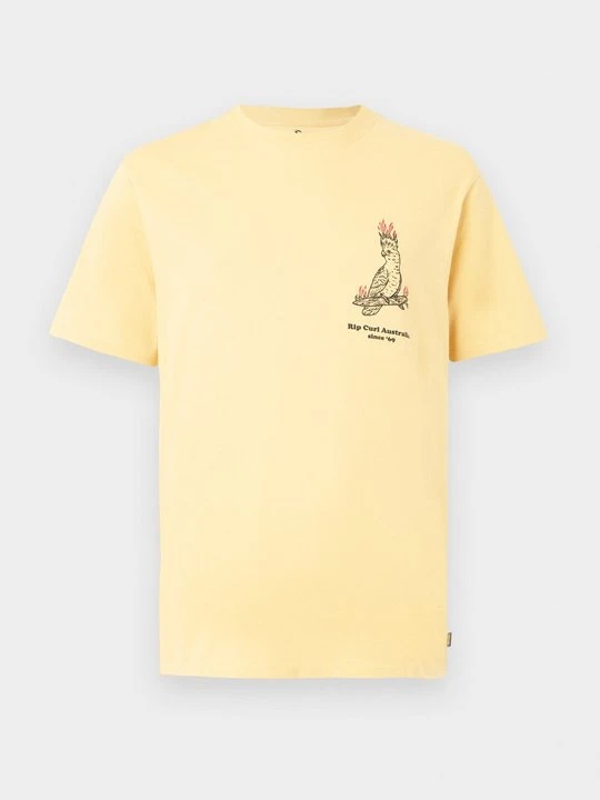 Zdjęcie produktu T-shirt z nadrukiem Rip Curl żółty