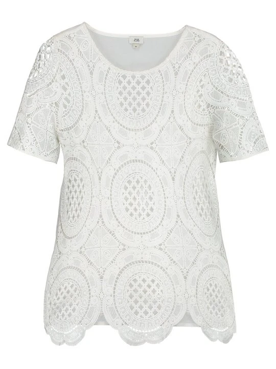 Zdjęcie produktu T-shirt z nadrukiem River Island biały
