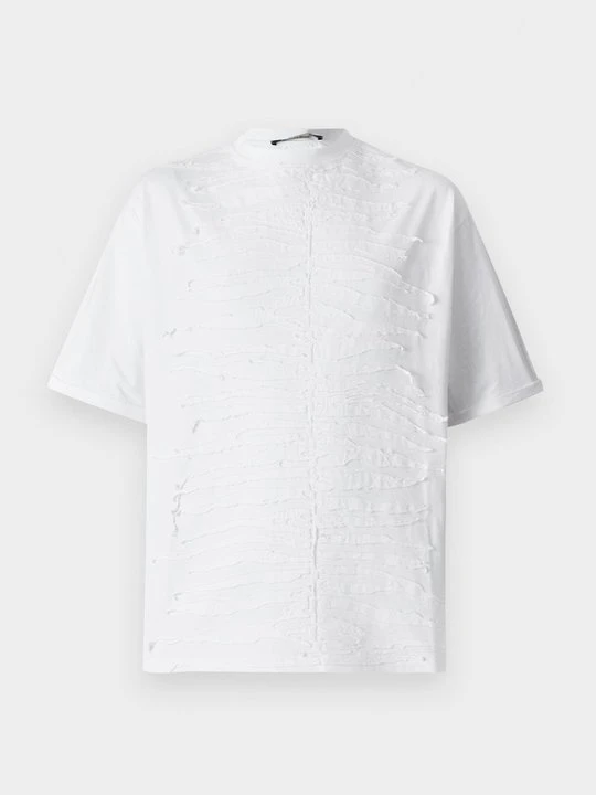 Zdjęcie produktu T-shirt z nadrukiem Roberto Cavalli biały