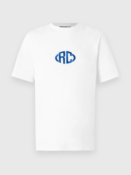 Zdjęcie produktu T-shirt z nadrukiem Roberto Cavalli biały