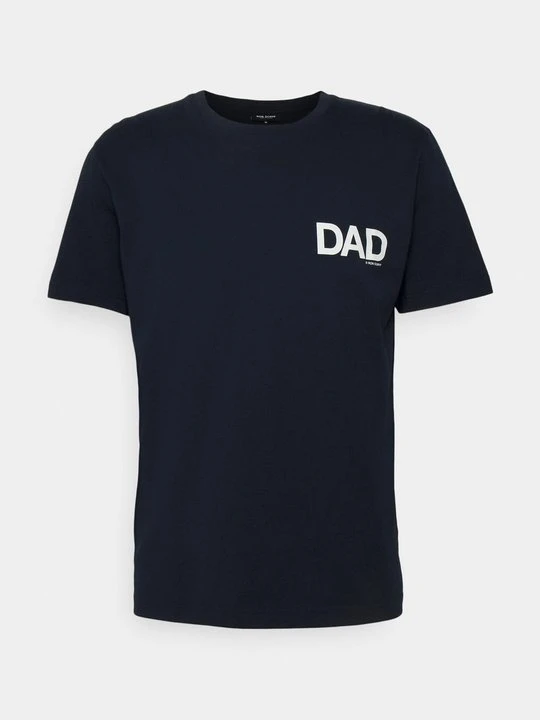 Zdjęcie produktu T-shirt z nadrukiem Ron Dorff granatowy