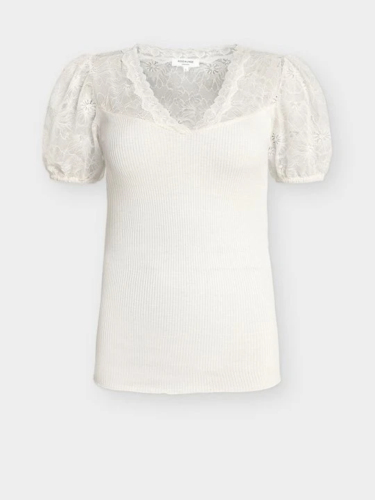 Zdjęcie produktu T-shirt z nadrukiem Rosemunde mleczny