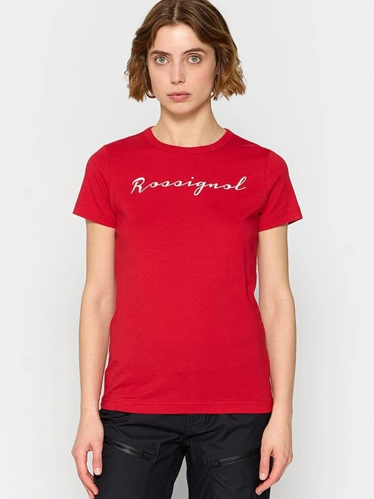 Zdjęcie produktu T-shirt z nadrukiem Rossignol czerwony