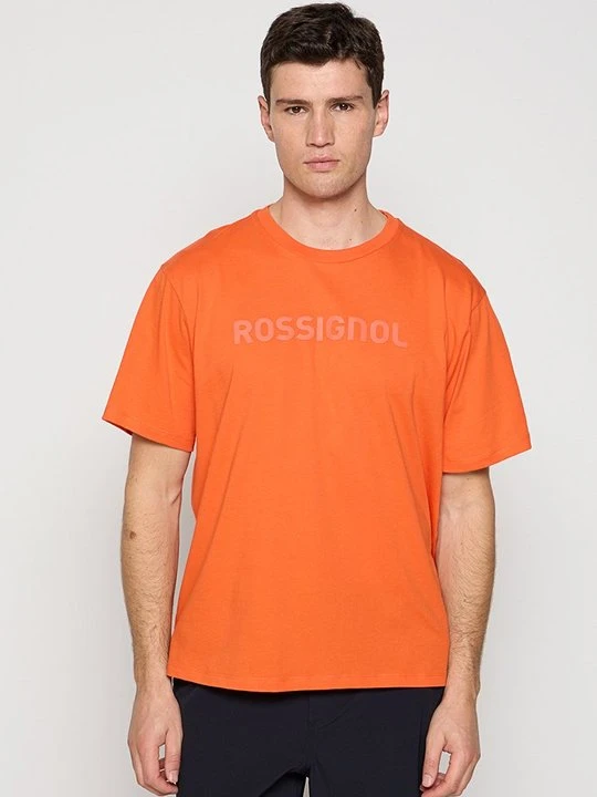 Zdjęcie produktu T-shirt z nadrukiem Rossignol złoty