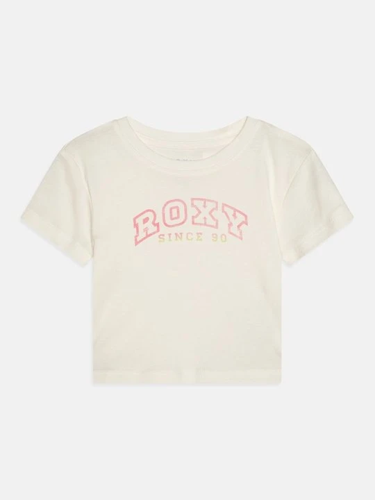 Zdjęcie produktu T-shirt z nadrukiem Roxy mleczny