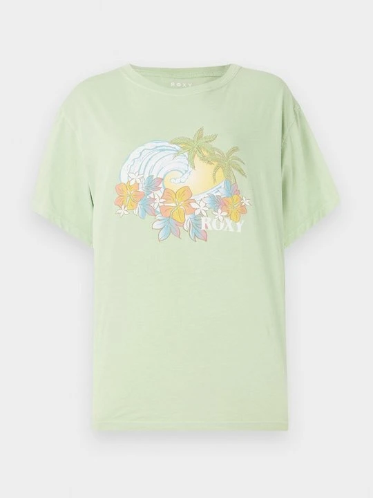 Zdjęcie produktu T-shirt z nadrukiem Roxy beżowy
