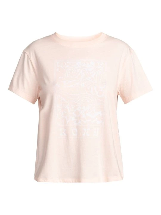 Zdjęcie produktu T-shirt z nadrukiem Roxy pomarańczowy