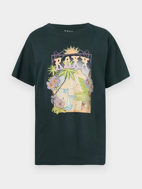 Zdjęcie produktu T-shirt z nadrukiem Roxy antracytowy