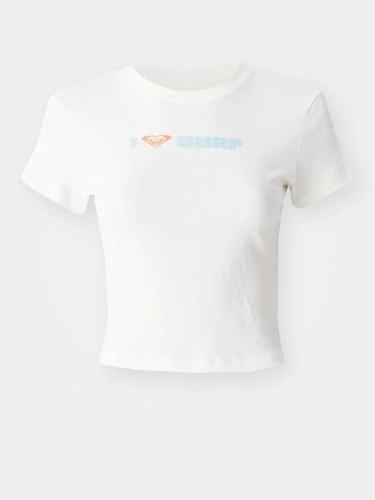 Zdjęcie produktu T-shirt z nadrukiem Roxy mleczny