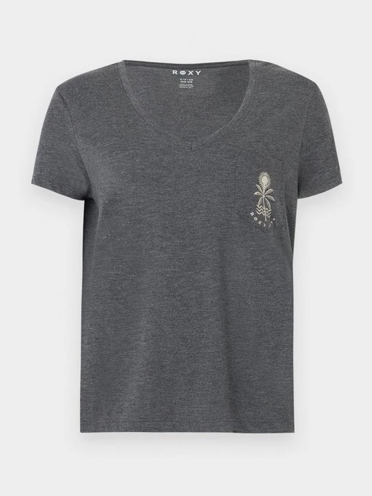 Zdjęcie produktu T-shirt z nadrukiem Roxy antracytowy