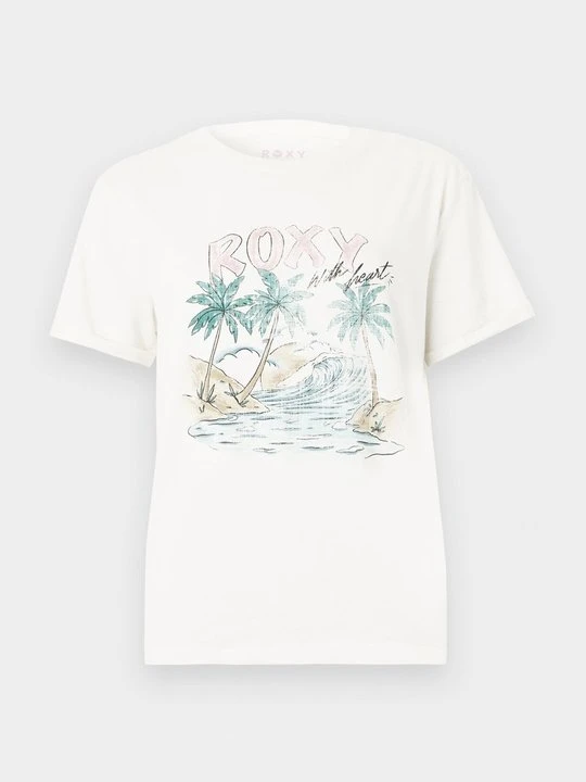 Zdjęcie produktu T-shirt z nadrukiem Roxy biały