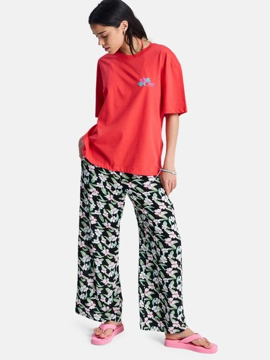 Zdjęcie produktu T-shirt z nadrukiem Roxy czerwony