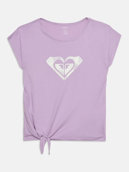 Zdjęcie produktu T-shirt z nadrukiem Roxy liliowy