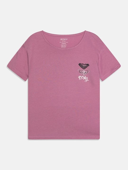 Zdjęcie produktu T-shirt z nadrukiem Roxy mauve