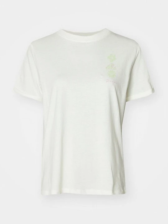 Zdjęcie produktu T-shirt z nadrukiem Roxy mleczny