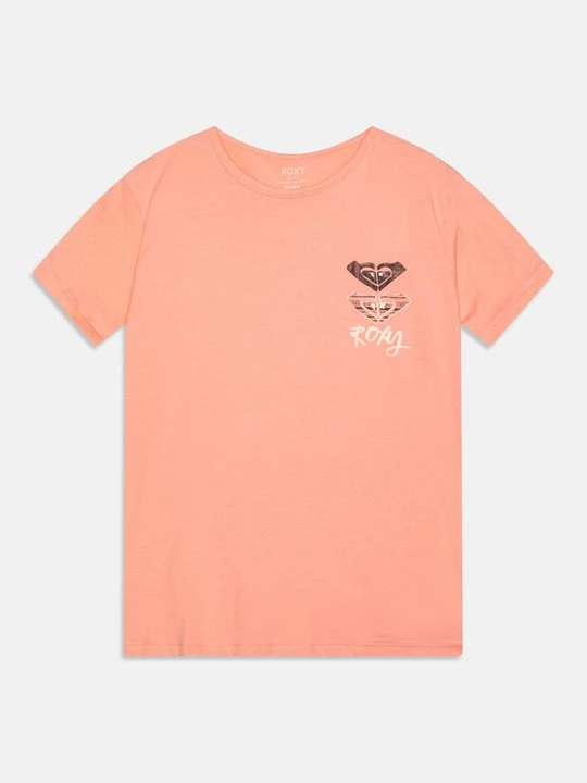 Zdjęcie produktu T-shirt z nadrukiem Roxy morelowy