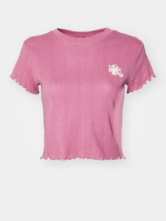 Zdjęcie produktu T-shirt z nadrukiem Roxy różowy