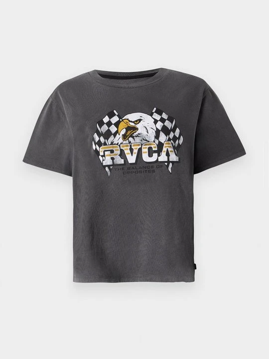 Zdjęcie produktu T-shirt z nadrukiem RVCA czarny