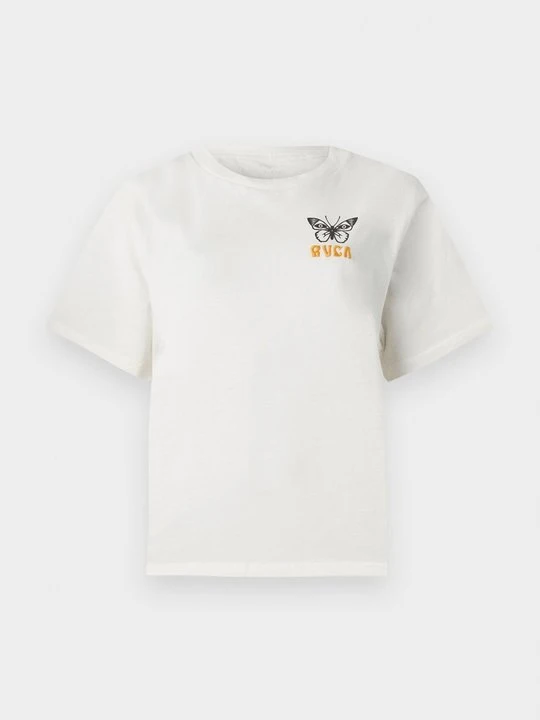 Zdjęcie produktu T-shirt z nadrukiem RVCA mleczny