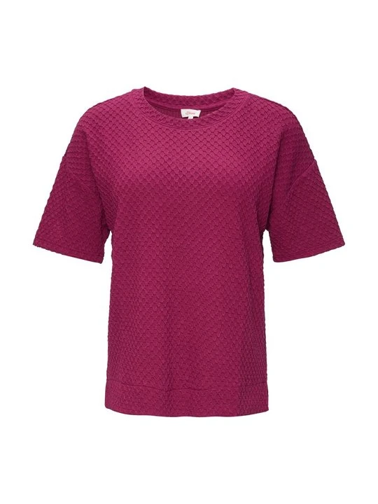 Zdjęcie produktu T-shirt z nadrukiem s.Oliver różowy