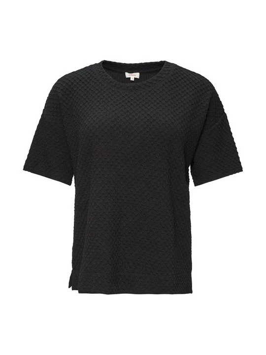 Zdjęcie produktu T-shirt z nadrukiem s.Oliver czarny