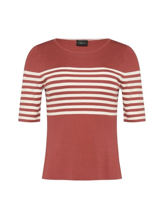 Zdjęcie produktu T-shirt z nadrukiem s.Oliver brązowy