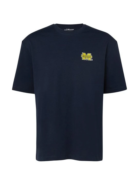Zdjęcie produktu T-shirt z nadrukiem s.Oliver granatowy