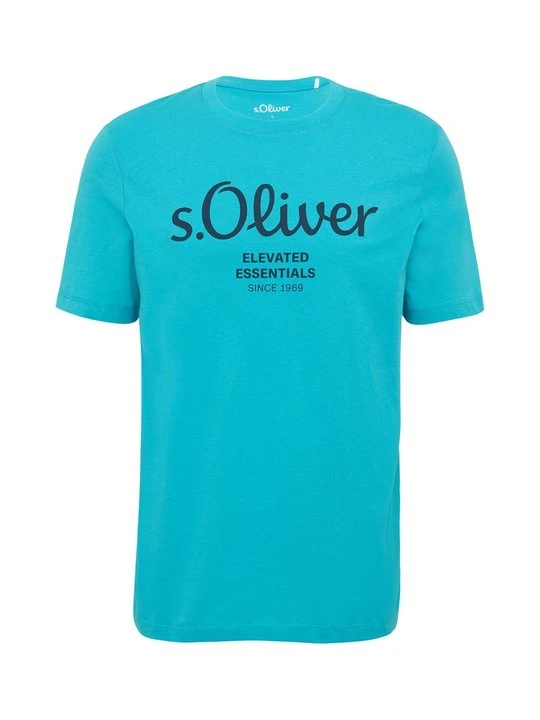 Zdjęcie produktu T-shirt z nadrukiem s.Oliver jasnoniebieski