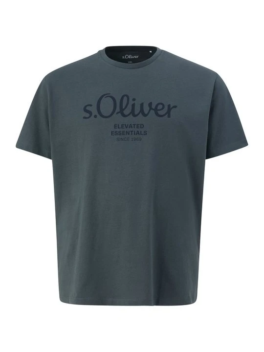 Zdjęcie produktu T-shirt z nadrukiem s.Oliver szary