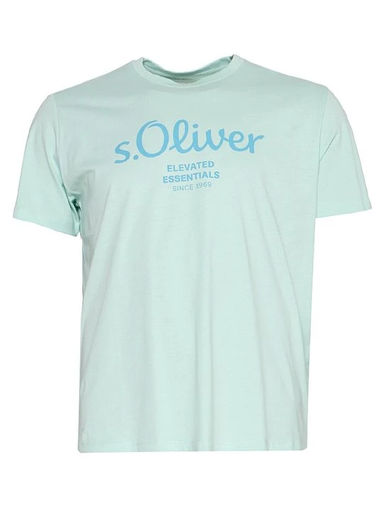 Zdjęcie produktu T-shirt z nadrukiem s.Oliver zielony