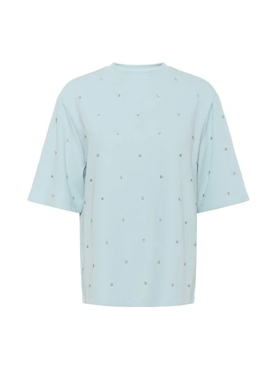 Zdjęcie produktu T-shirt z nadrukiem Saint Tropez niebieski