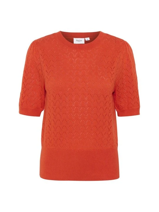 Zdjęcie produktu T-shirt z nadrukiem Saint Tropez czerwony