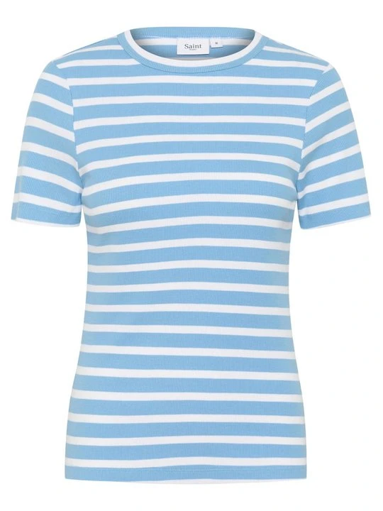 Zdjęcie produktu T-shirt z nadrukiem Saint Tropez jasnoniebieski