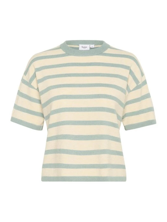 Zdjęcie produktu T-shirt z nadrukiem Saint Tropez jasnoniebieski