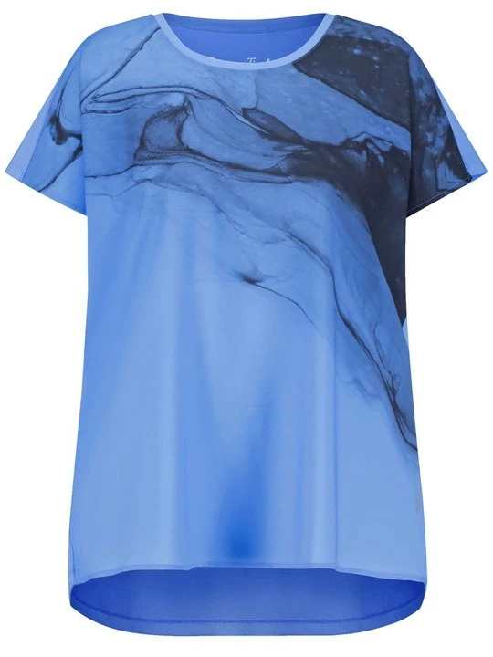 Zdjęcie produktu T-shirt z nadrukiem Samoon niebieski
