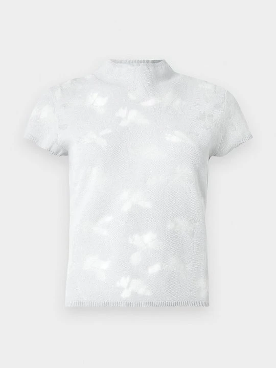 Zdjęcie produktu T-shirt z nadrukiem Samsøe Samsøe jasnoniebieski