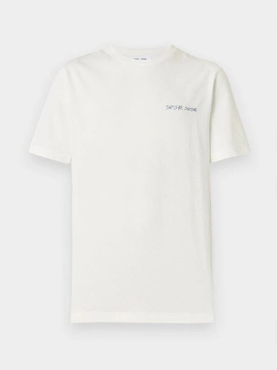 Zdjęcie produktu T-shirt z nadrukiem Samsøe Samsøe biały