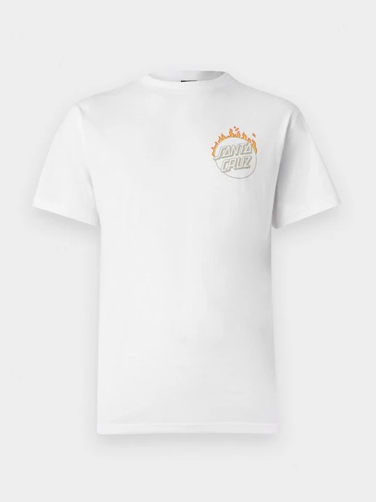 Zdjęcie produktu T-shirt z nadrukiem Santa Cruz biały