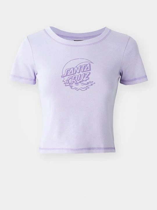 Zdjęcie produktu T-shirt z nadrukiem Santa Cruz liliowy