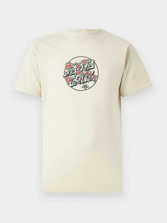 Zdjęcie produktu T-shirt z nadrukiem Santa Cruz beżowy