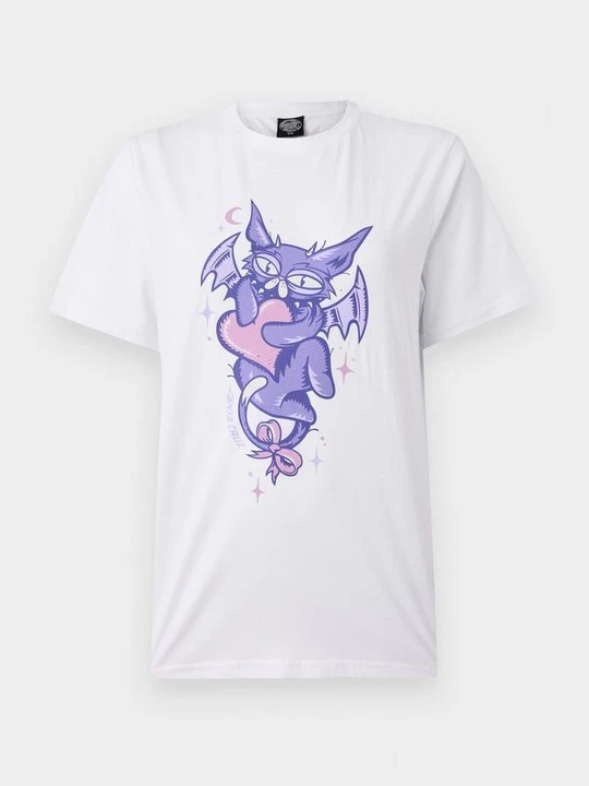 Zdjęcie produktu T-shirt z nadrukiem Santa Cruz biały