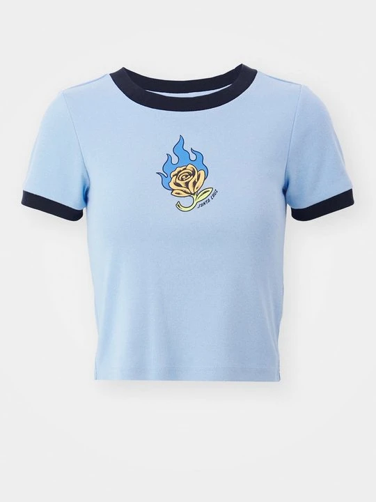 Zdjęcie produktu T-shirt z nadrukiem Santa Cruz niebieski