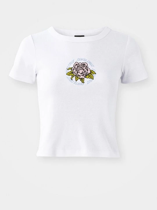 Zdjęcie produktu T-shirt z nadrukiem Santa Cruz biały