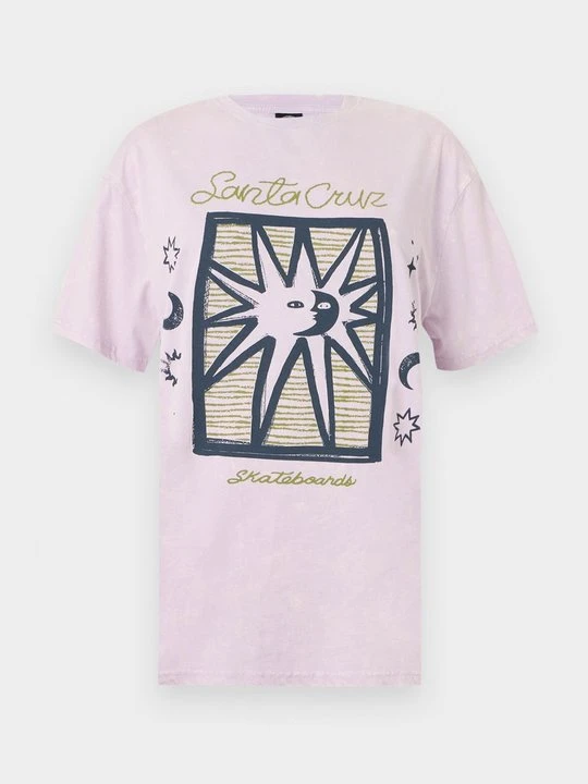 Zdjęcie produktu T-shirt z nadrukiem Santa Cruz liliowy